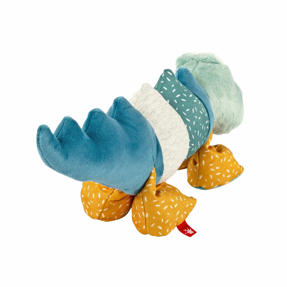 sigikid Patchwork Sweety Krokodil Yellow, Kuscheltier, Plüschtier, Schmusetier, Polyester, 43 cm, 43234