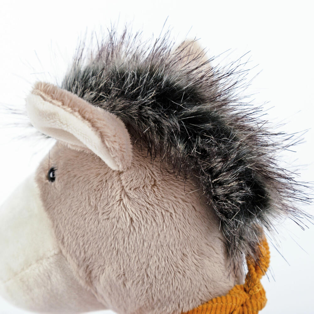 sigikid Patchwork Sweety Esel Yellow, Kuscheltier, Plüschtier, Schmusetier, Polyester, 31 cm, 43238