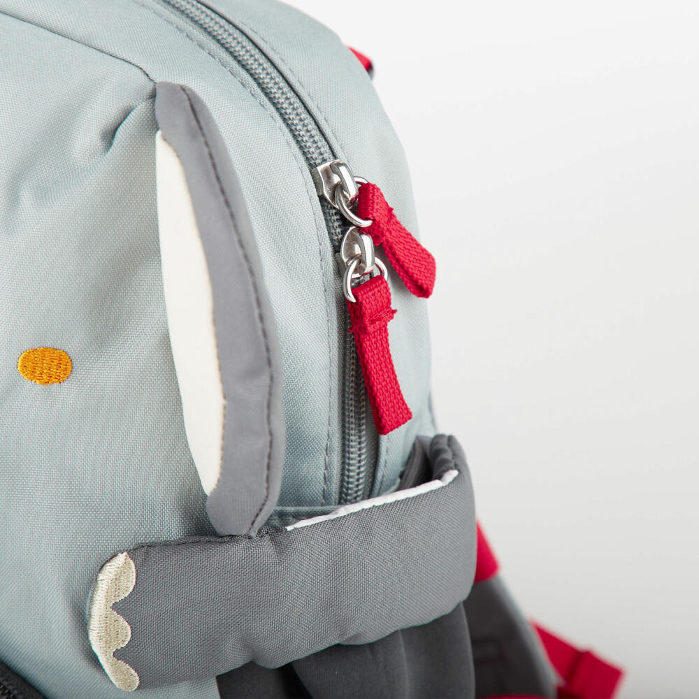 sigikid Pfötchenrucksack Elefant, Rucksack, Kinderrucksack, Kindergartentasche, Kinder, Polyester, Grau, 25256