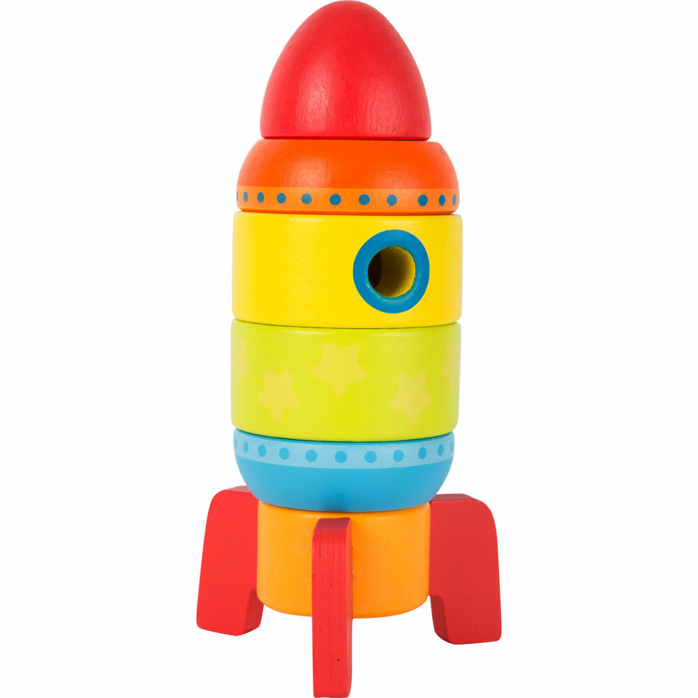 Legler small foot Bunte Stapelrakete, ab 12 Monate, 10588