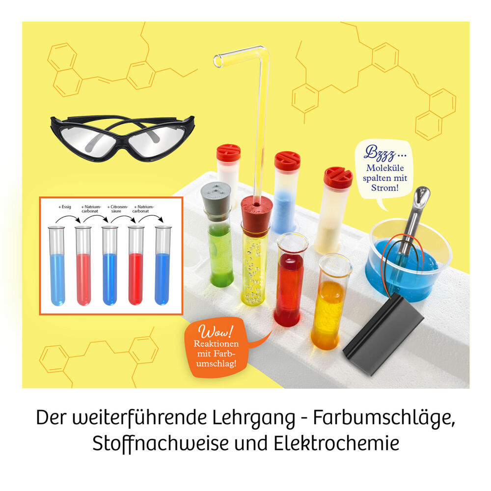 KOSMOS Experimentierkasten Chemielabor C 1000 X, Laborausstattung, Experimente, ab 10 Jahren, 645540