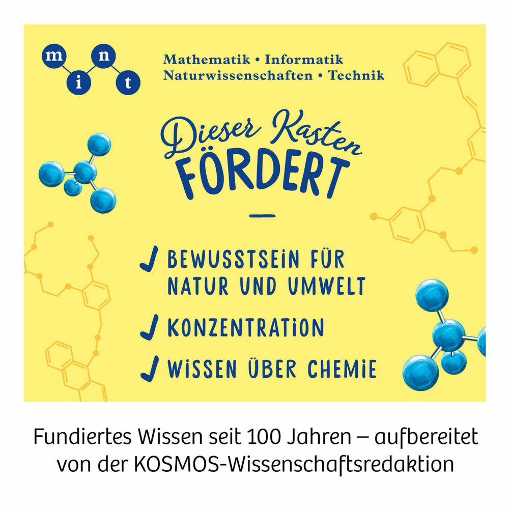 KOSMOS Experimentierkasten Chemielabor C 1000 X, Laborausstattung, Experimente, ab 10 Jahren, 645540