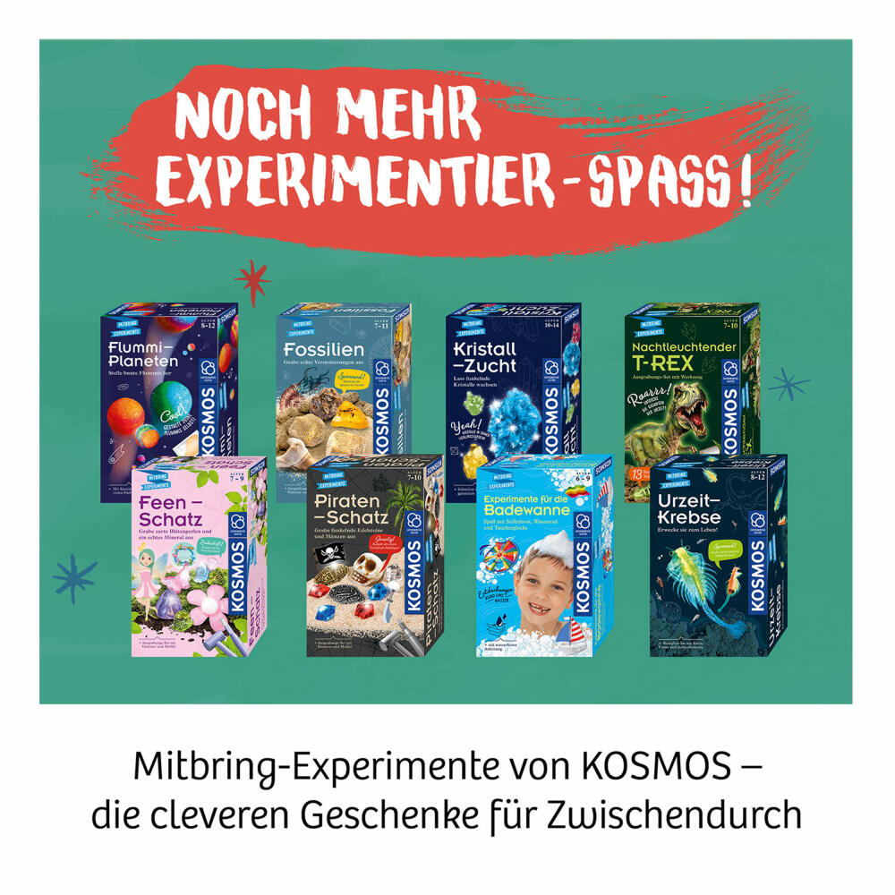 KOSMOS T-Rex 3D, Skelett zum Ausgraben, Experimentierkasten, Ausgrabungs-Set, ab 7 Jahren, 636159
