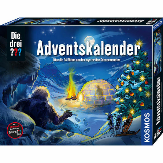 KOSMOS The Three ??? Advent Calendar 2023, Advent Calendar, Christmas, Puzzle, Detective Story, Children, 632533