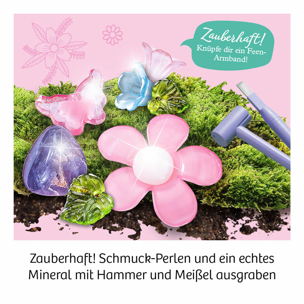 KOSMOS Feen-Schatz, Experimentierkasten, Ausgrabung, Schatzsuche, ab 7 Jahren, 657857