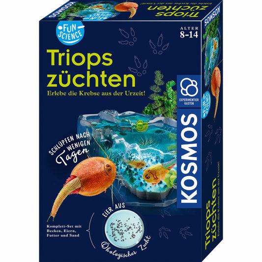 KOSMOS Fun Science Triops breeding, experiment kit, Triops breeding, cultivation set, from 8 years, 637231