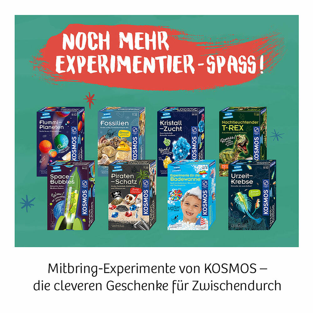 KOSMOS Space-Bubbles, Experimentierkasten, Forschen, Spielzeug, Experimentier Kasten, ab 8 Jahren, 657789