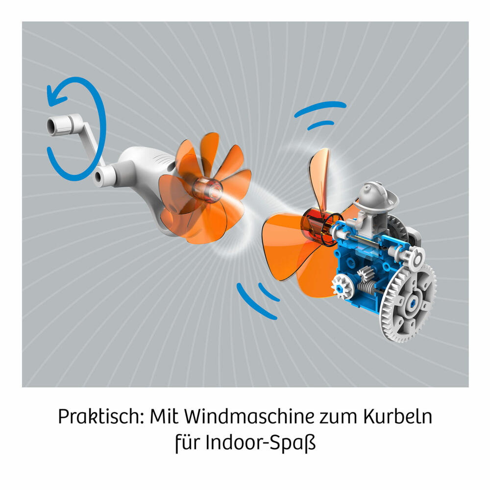 KOSMOS Wind Bots, Experimentierkasten, Konstruktionsset, Bastelbox, Bastel Set, ab 8 Jahren, 621056