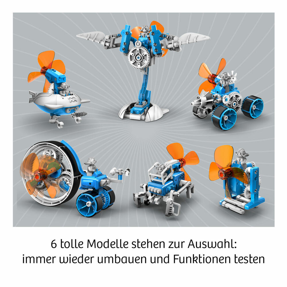 KOSMOS Wind Bots, Experimentierkasten, Konstruktionsset, Bastelbox, Bastel Set, ab 8 Jahren, 621056