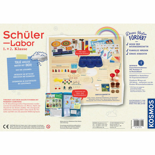 KOSMOS Schülerlabor 1. + 2. Klasse, Experimentierkasten, Experimente, Labor, 636111