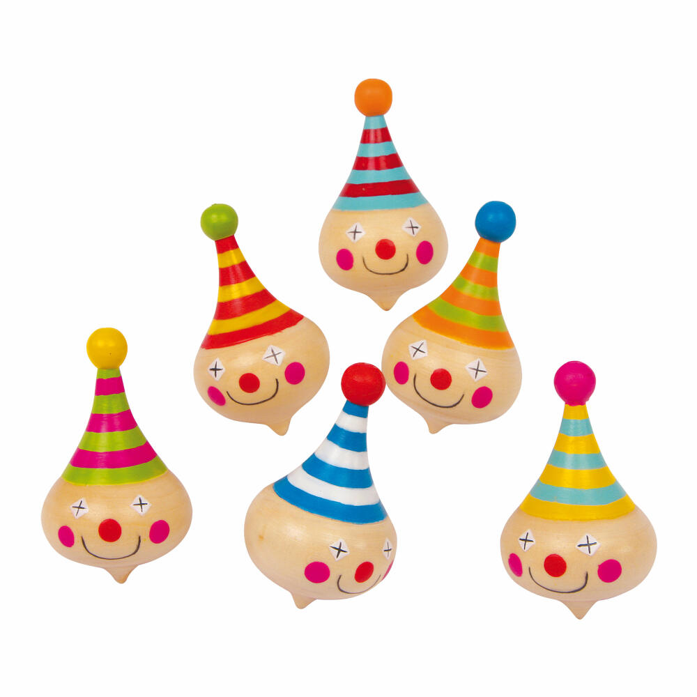 small foot design Holzkreisel Clown