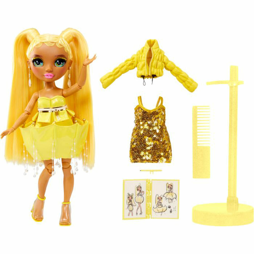 Rainbow High Fantastic Fashion Doll- Sunny Yellow, Fashion Doll, Dress-up Doll, Doll, 587347EUC