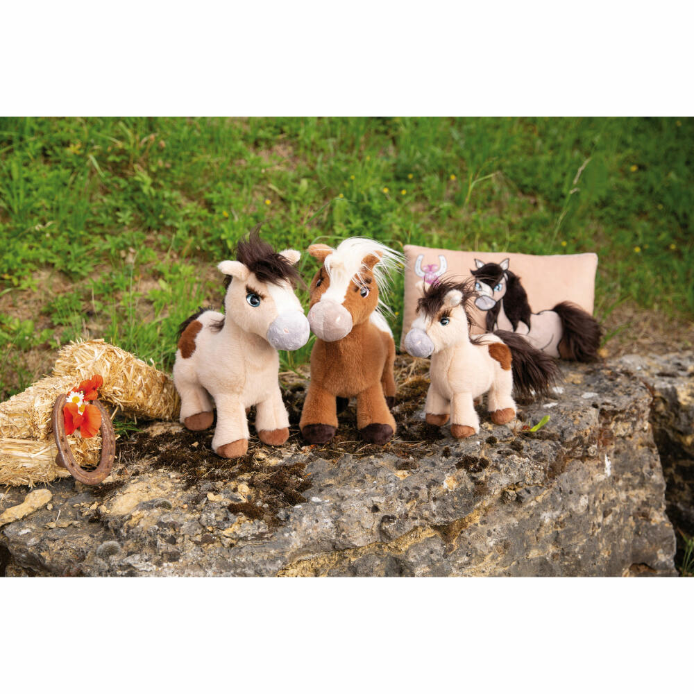 NICI Mystery Hearts Pony Loretta Stehend, Kuscheltier, Stofftier, Plüschtier, Plüsch / Polyester, 35 cm, 48379