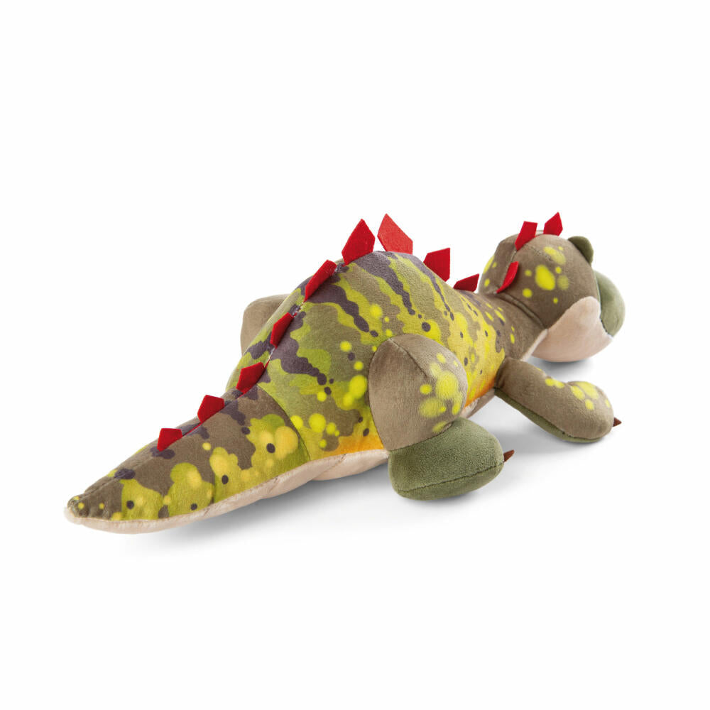 NICI Green Dinos Dino Fossily Liegend, Kuscheltier, Plüschtier, Stofftier, 45 cm, 48817