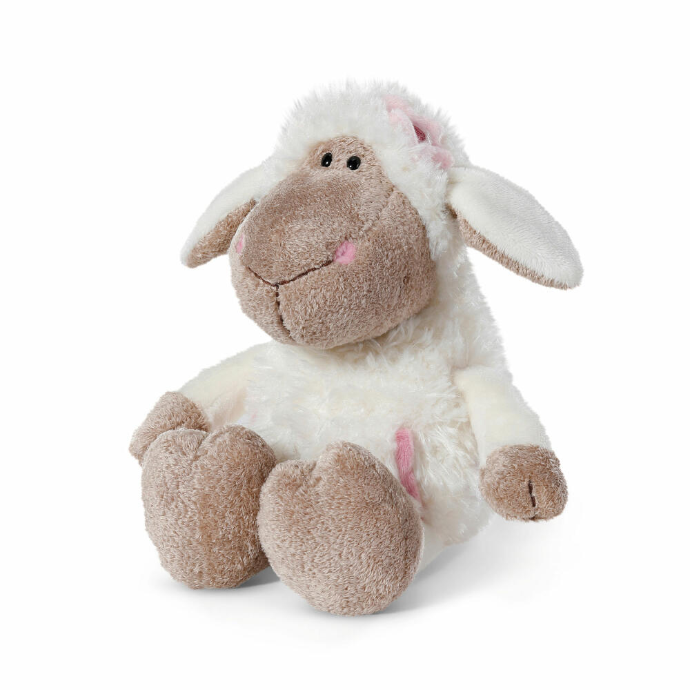 NICI Jolly Mäh Sheep Jolly Pink Dangling, Cuddly Toy, Plush Toy, Stuffed Toy, Plush / Polyester, 25 cm, 48533