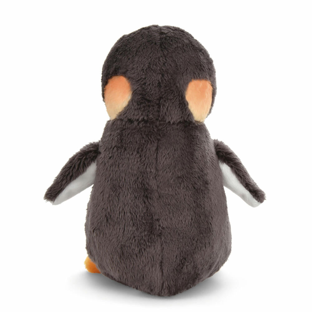 NICI Green Winter Friends Penguin Noshy Sitting, Cuddly Toy, Plush Toy, Stuffed Toy, 20 cm, 48312