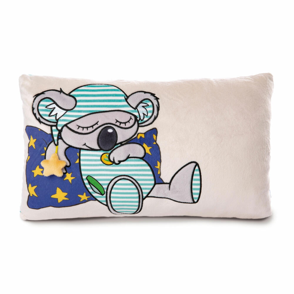 NICI Kissen Schlafmützen Koala Kappy Rechteckig, Kopfkissen, Kuschelkissen, Dekokissen, 43 x 25 cm, 48430