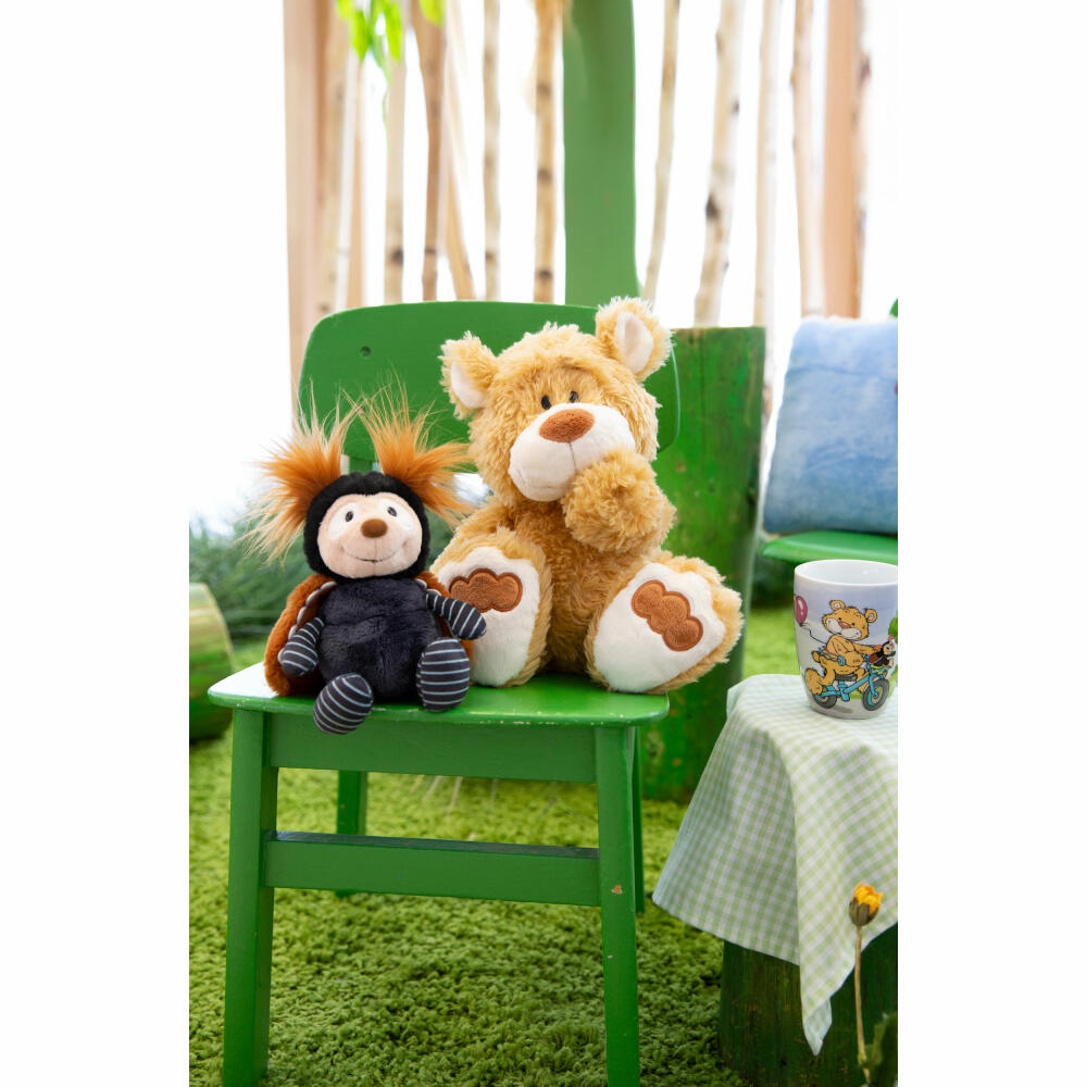 NICI Green Classic Bär Maikäfer Bille Schlenkernd, Kuscheltier, Plüschtier, Stofftier, 27 cm, 48779