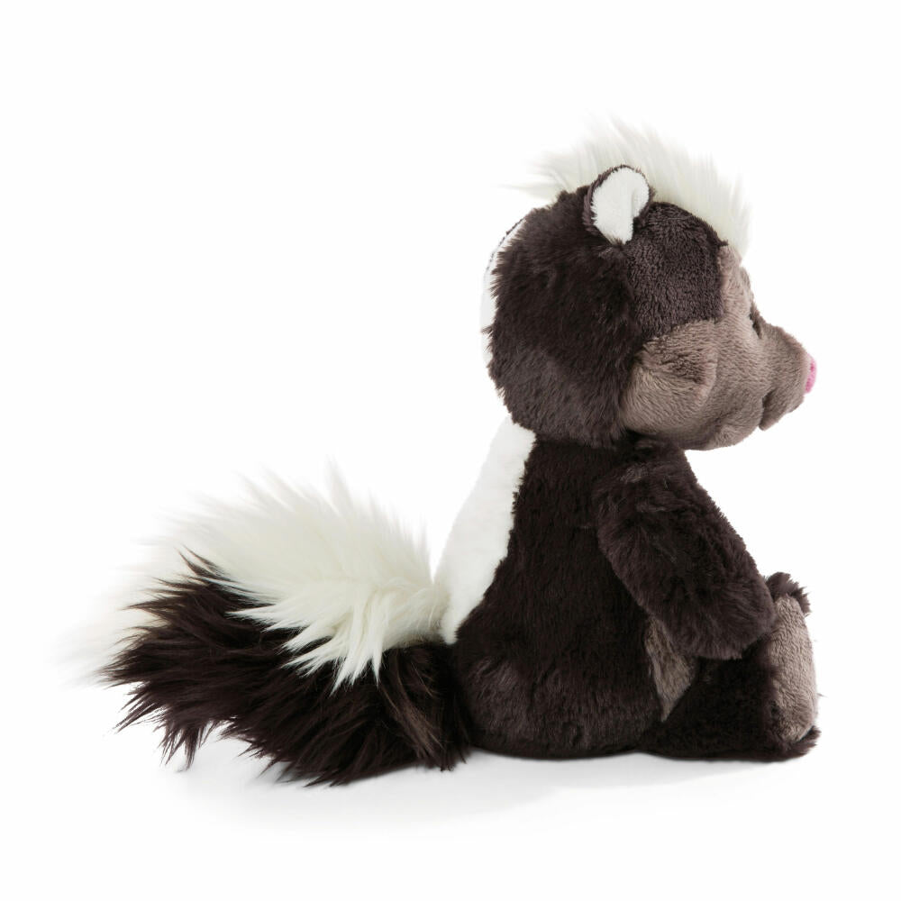 NICI Selection Skunk Chiala Skunk Dangling, Cuddly Toy, Plush Toy, Stuffed Toy, Plush / Polyester, Black, 25 cm, 48387
