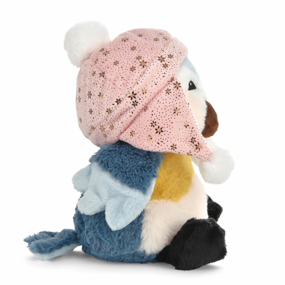 NICI Green Winter Friends Bird Andoli Dangling, Cuddly Toy, Plush Toy, Stuffed Toy, 22 cm, 48311