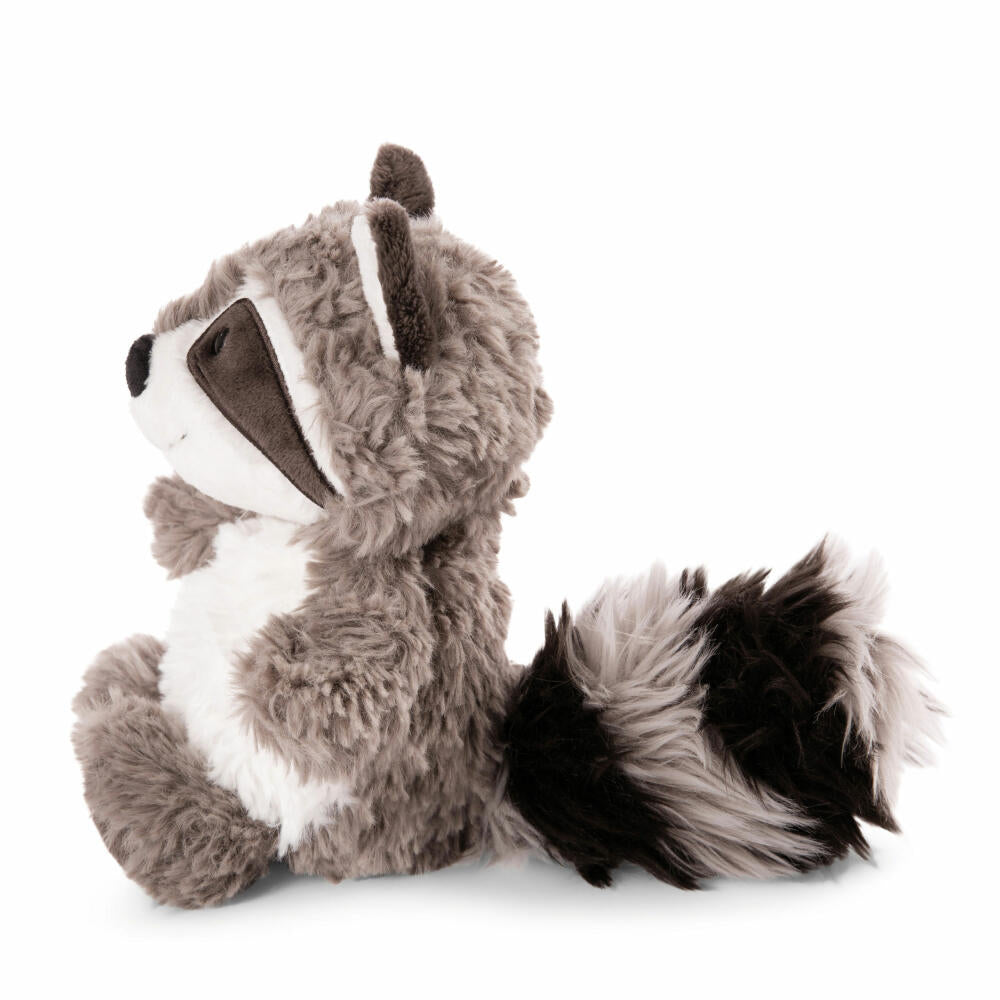NICI Selection Raccoon Rod Schlenker, Cuddly Toy, Plush Toy, Stuffed Toy, Plush / Polyester, Grey, 25 cm, 48394