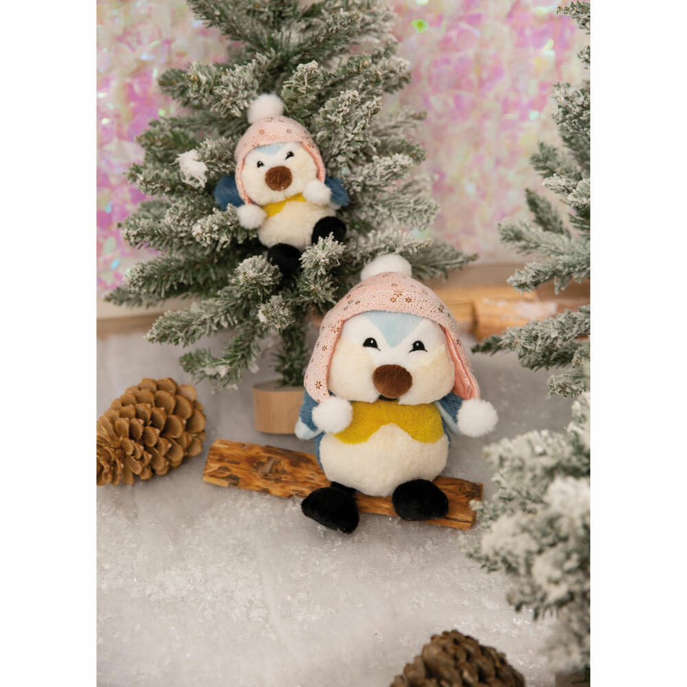 NICI Green Winter Friends Bird Andoli Dangling, Cuddly Toy, Plush Toy, Stuffed Toy, 22 cm, 48311