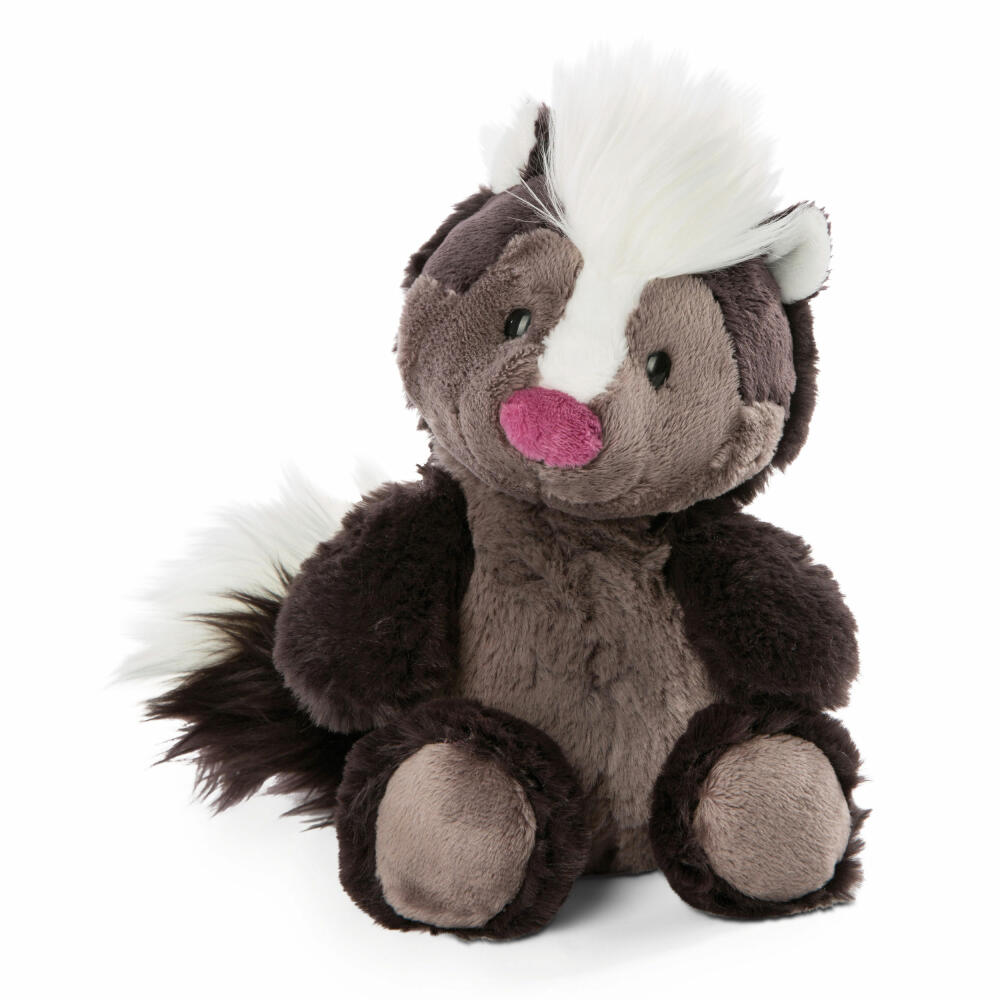 NICI Selection Skunk Chiala Skunk Dangling, Cuddly Toy, Plush Toy, Stuffed Toy, Plush / Polyester, Black, 25 cm, 48387