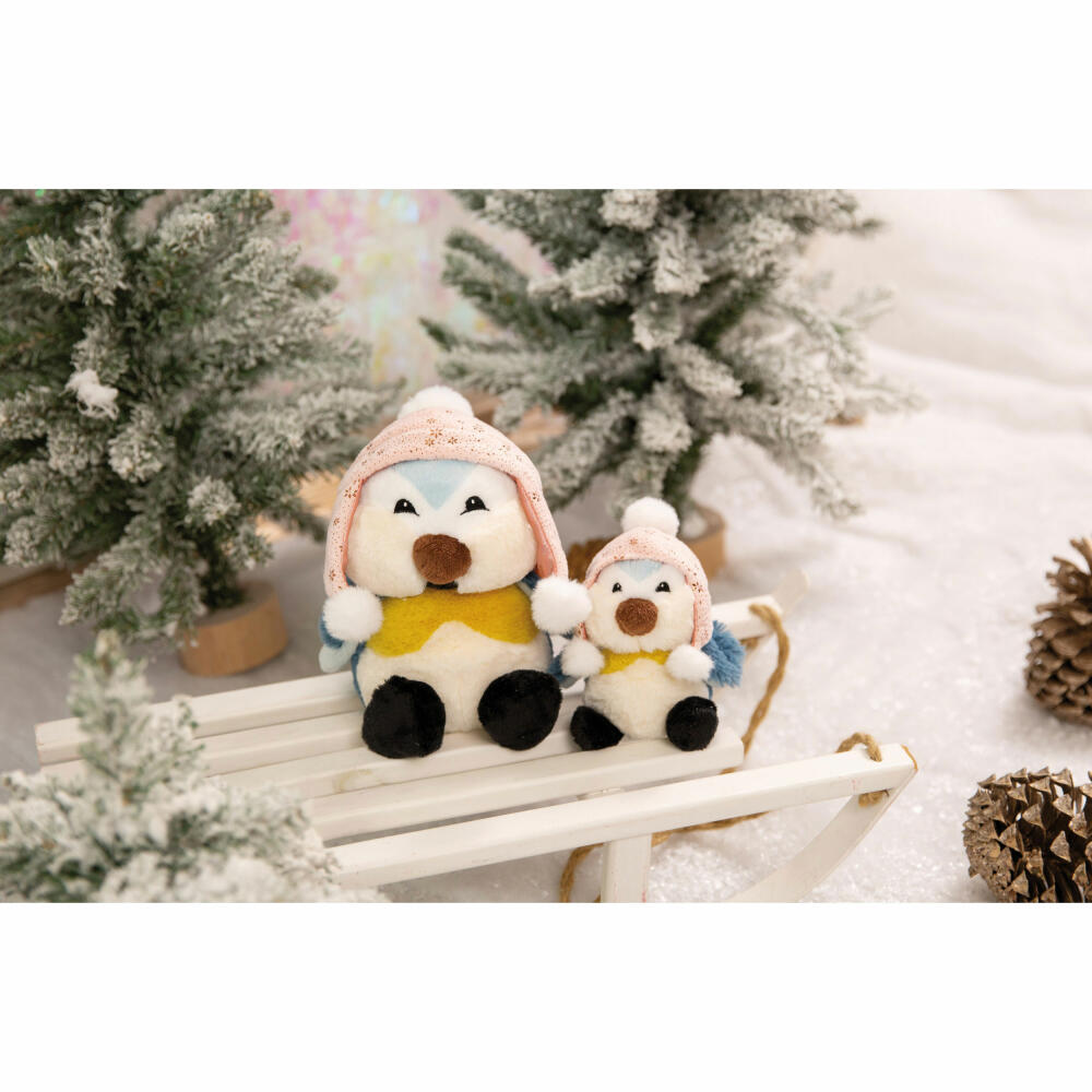 NICI Green Winter Friends Bird Andoli Dangling, Cuddly Toy, Plush Toy, Stuffed Toy, 22 cm, 48311