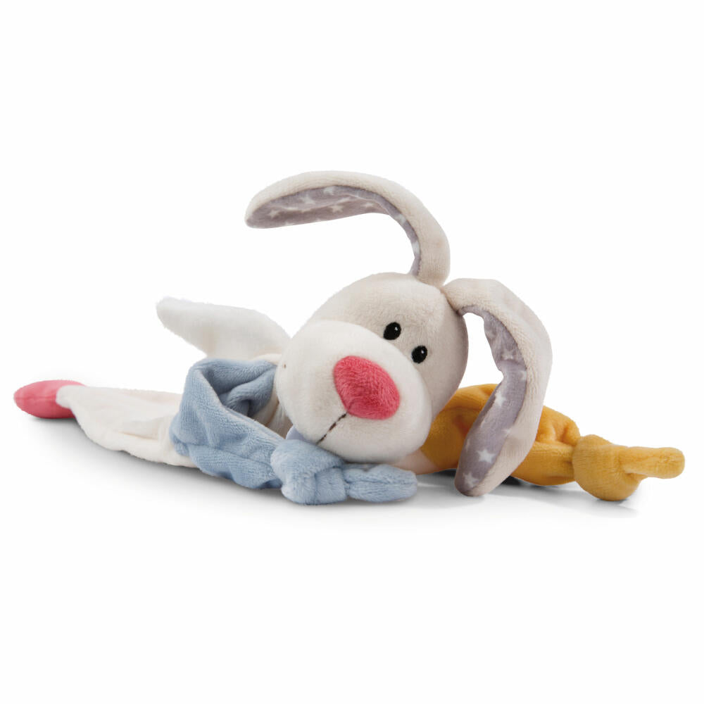 NICI My First NICI Set Schmusetuch & Rasselring Häschen, Schnuffeltuch, Rassel, Geschenk, Baby, 48679