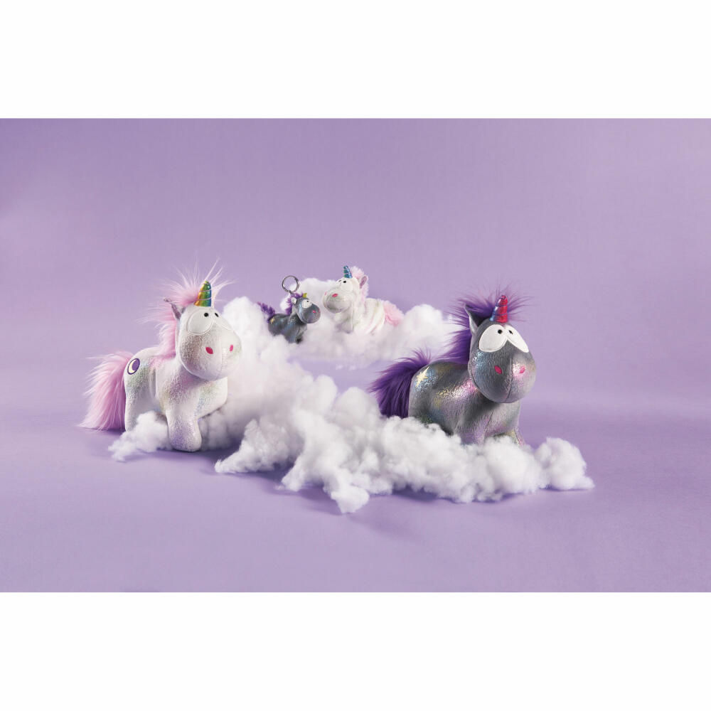 NICI Green Theodor & Friends Einhorn Star Bringer Schlüsselanhänger, Schlüssel Anhänger, Glücksbringer, 10 cm, 48621