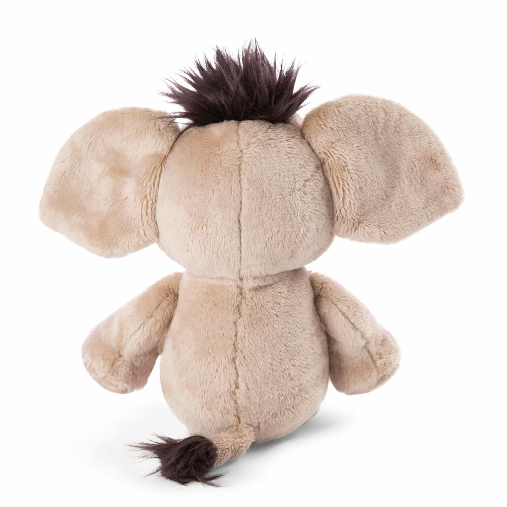 NICI Selection Elephant El-Frido Schlenker, Cuddly Toy, Plush Toy, Stuffed Toy, Plush / Polyester, Grey, 25 cm, 48396