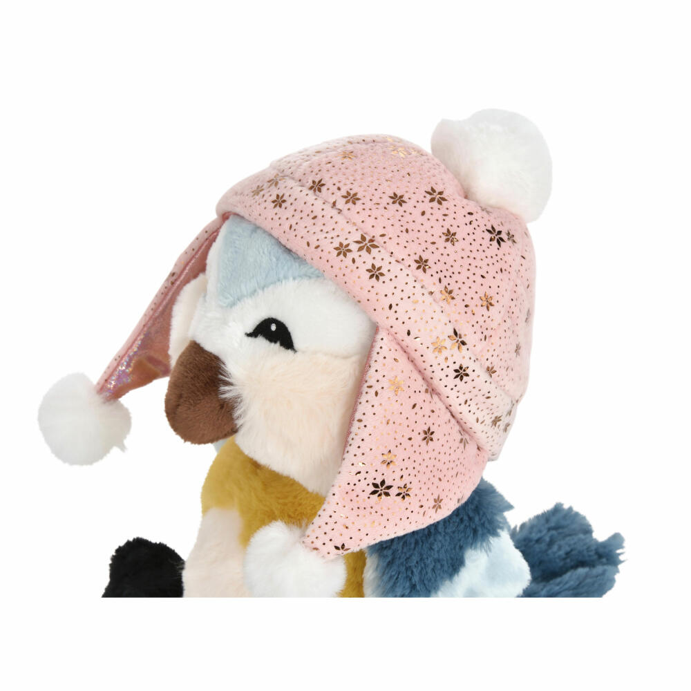 NICI Green Winter Friends Bird Andoli Dangling, Cuddly Toy, Plush Toy, Stuffed Toy, 22 cm, 48311