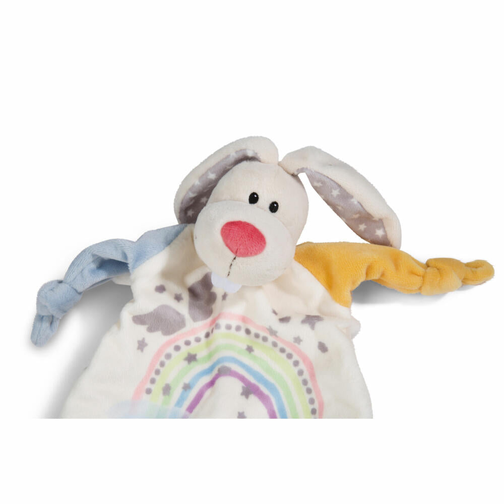 NICI My First NICI Set Schmusetuch & Rasselring Häschen, Schnuffeltuch, Rassel, Geschenk, Baby, 48679