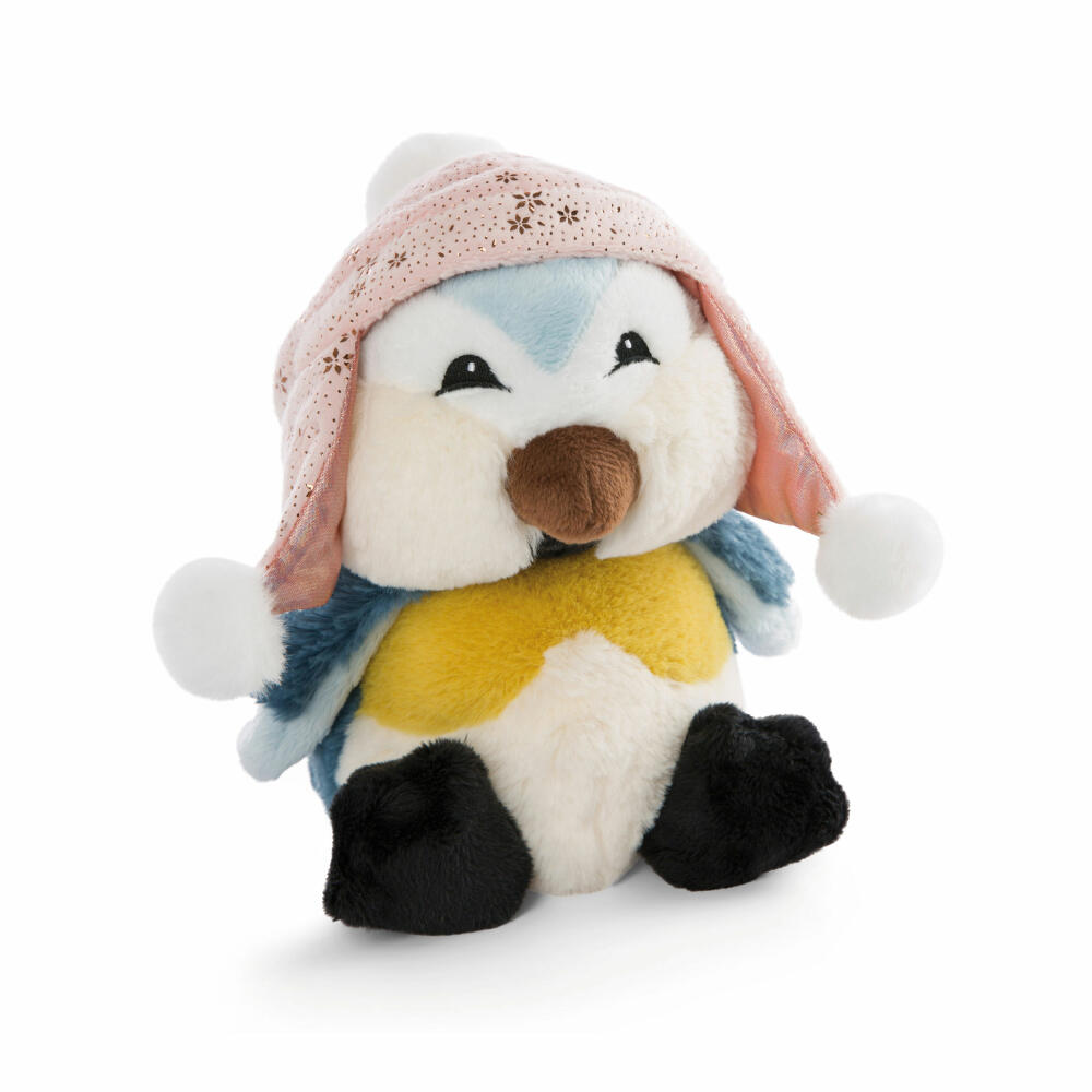 NICI Green Winter Friends Bird Andoli Dangling, Cuddly Toy, Plush Toy, Stuffed Toy, 22 cm, 48311