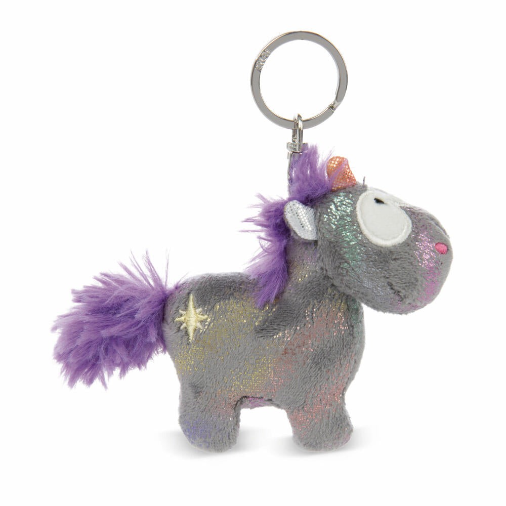 NICI Green Theodor & Friends Einhorn Star Bringer Schlüsselanhänger, Schlüssel Anhänger, Glücksbringer, 10 cm, 48621