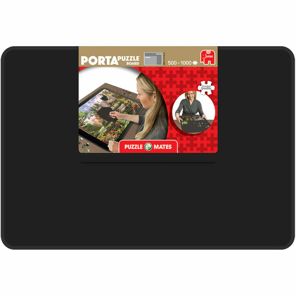 Jumbo Games Puzzle Mates - Portapuzzle Board up to 1000 pieces, puzzle mat, puzzle pad, mat, 17957