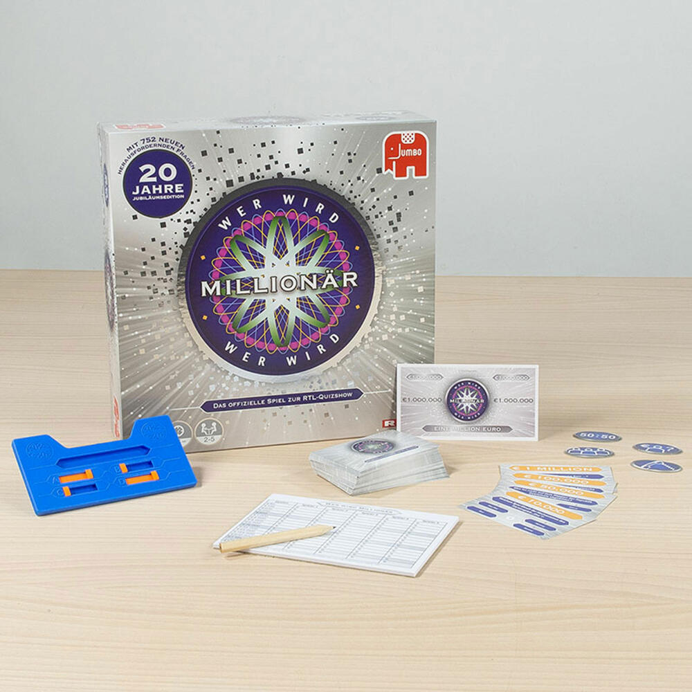Jumbo Games Who Wants to Be a Millionaire?, knowledge game, quiz game, quiz game, board game, guessing game, 19736