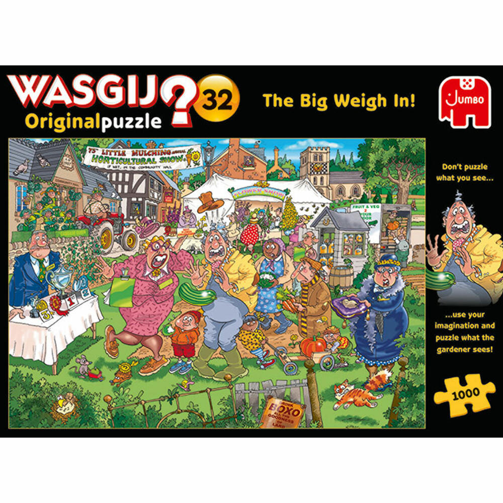 Jumbo Games Wasgij Original 32 - Would you like something more?, Puzzle, Adult Puzzle, Puzzle Game, 1000 Pieces, 19170