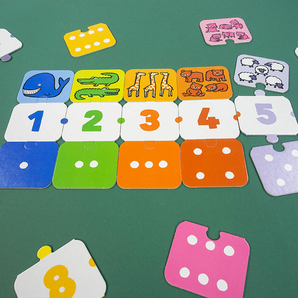 Jumbo Spiele ich lerne Zahlen, Lernspiel, Kinderspiel, Zählen Lernen, Kinder, ab 3 Jahre, 19547