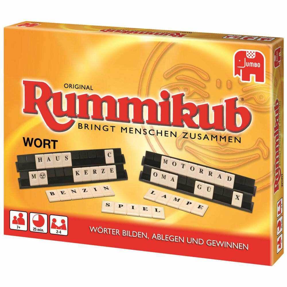 Jumbo Games Original Rummikub Word, Board Game, Family Game, Word Forming, 3469