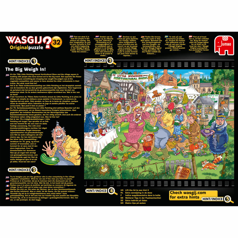 Jumbo Games Wasgij Original 32 - Would you like something more?, Puzzle, Adult Puzzle, Puzzle Game, 1000 Pieces, 19170