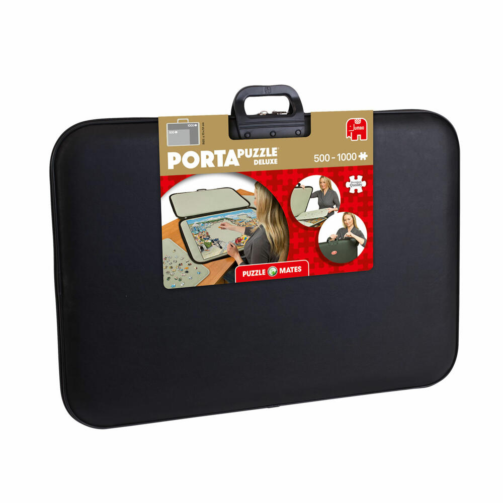 Jumbo Games Puzzle Mates - Portapuzzle de Luxe up to 1000 pieces, puzzle mat, puzzle pad, mat, 01039