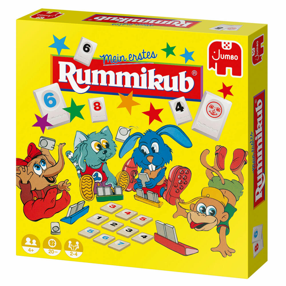 Jumbo Games Original Rummikub My first Rummikub, children's game, board game, family game, 3990