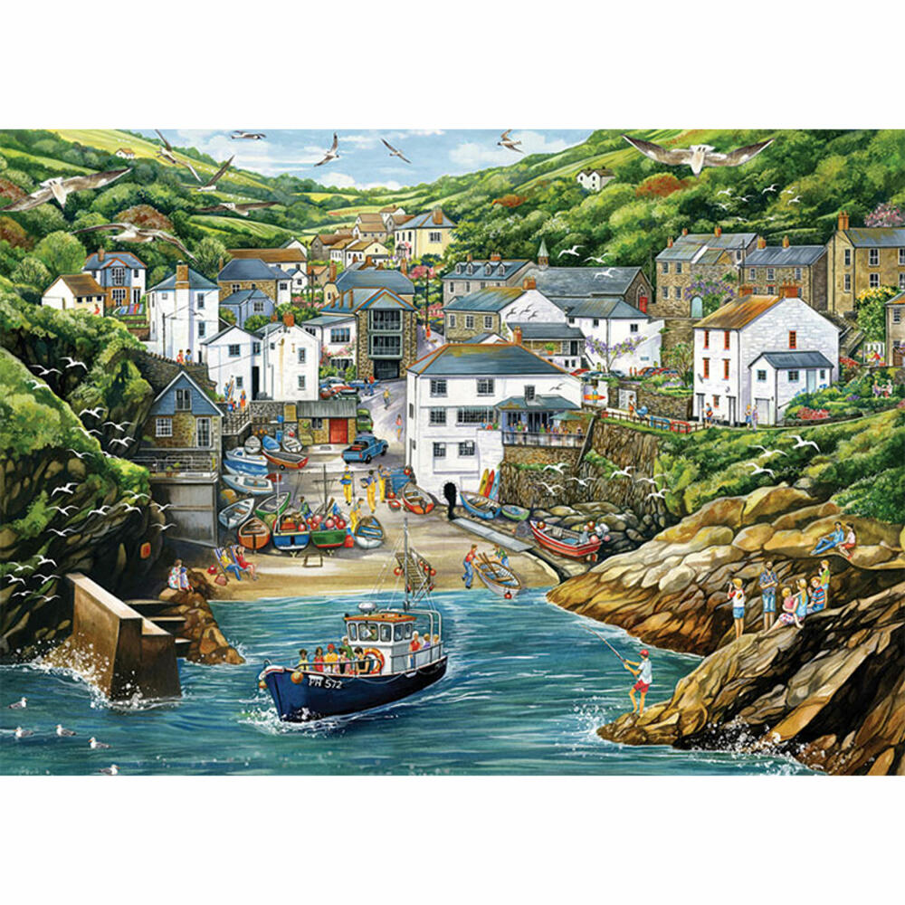 Jumbo Spiele Falcon Portloe, Puzzle, Erwachsenenpuzzle, Puzzlespiel, 1000 Teile, 11349