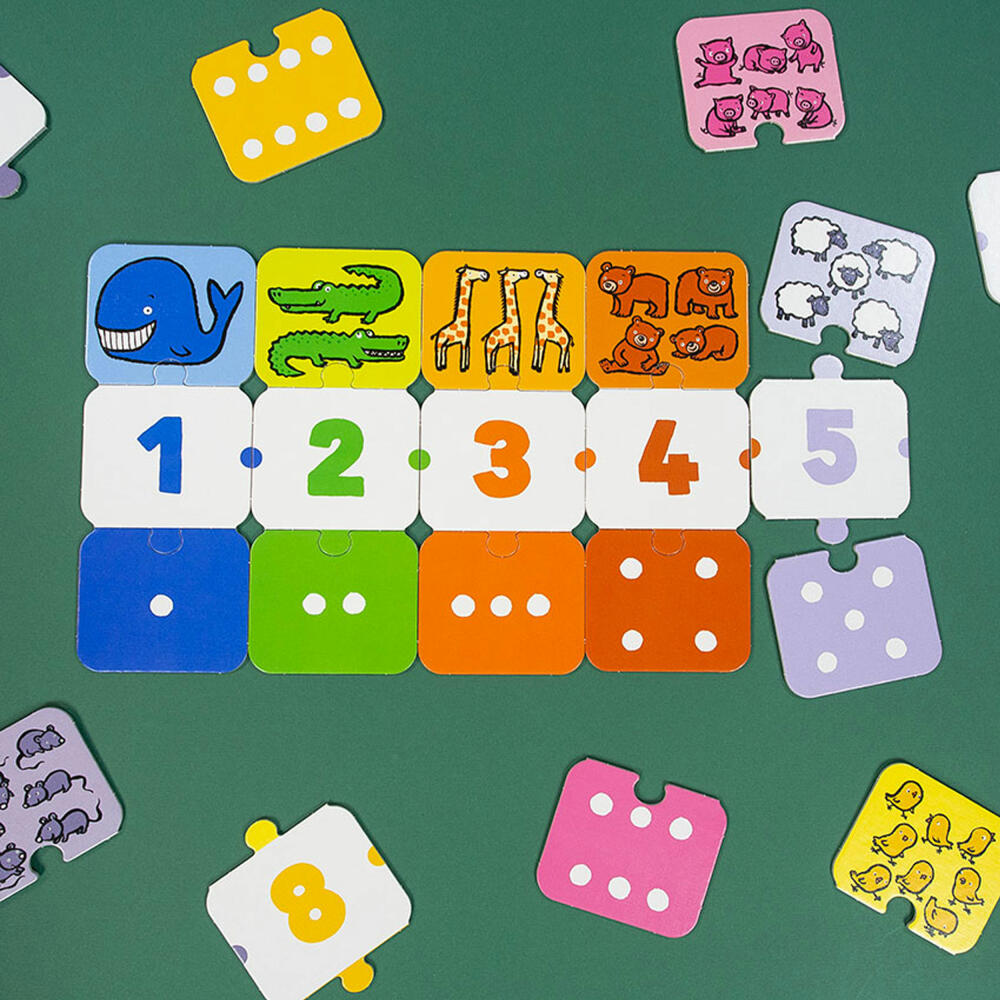 Jumbo Spiele ich lerne Zahlen, Lernspiel, Kinderspiel, Zählen Lernen, Kinder, ab 3 Jahre, 19547