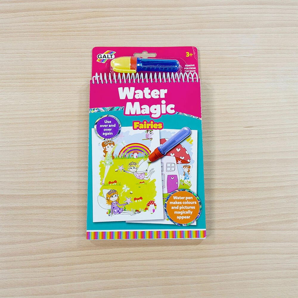 Jumbo Spiele GALT Water Magic Feen, Malbuch, Malen mit Wasser, Wasserstift, ab 3 Jahre, 1004399
