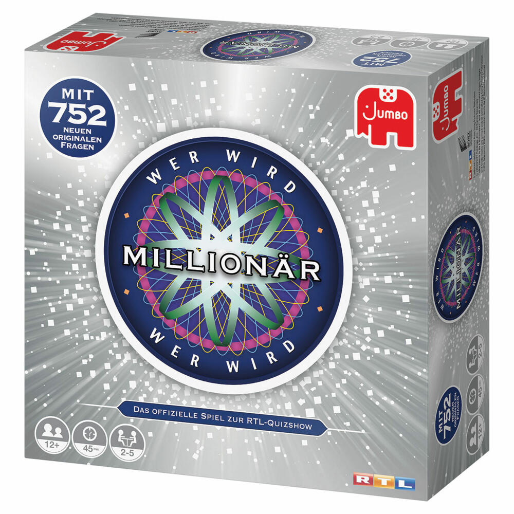 Jumbo Games Who Wants to Be a Millionaire?, knowledge game, quiz game, quiz game, board game, guessing game, 19736