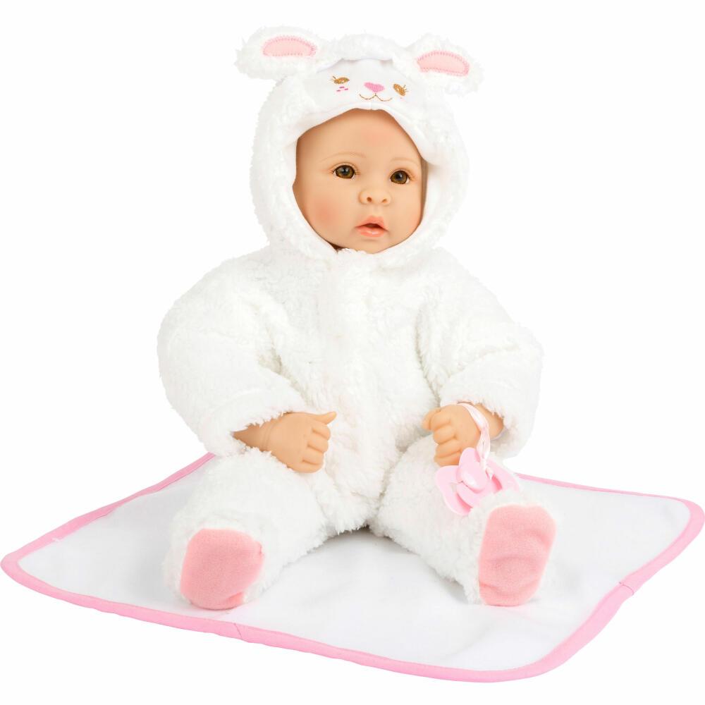 Legler small foot Babypuppe Lämmchen, 3-tlg., Baby Puppe, Spielpuppe, 43 cm, 11498