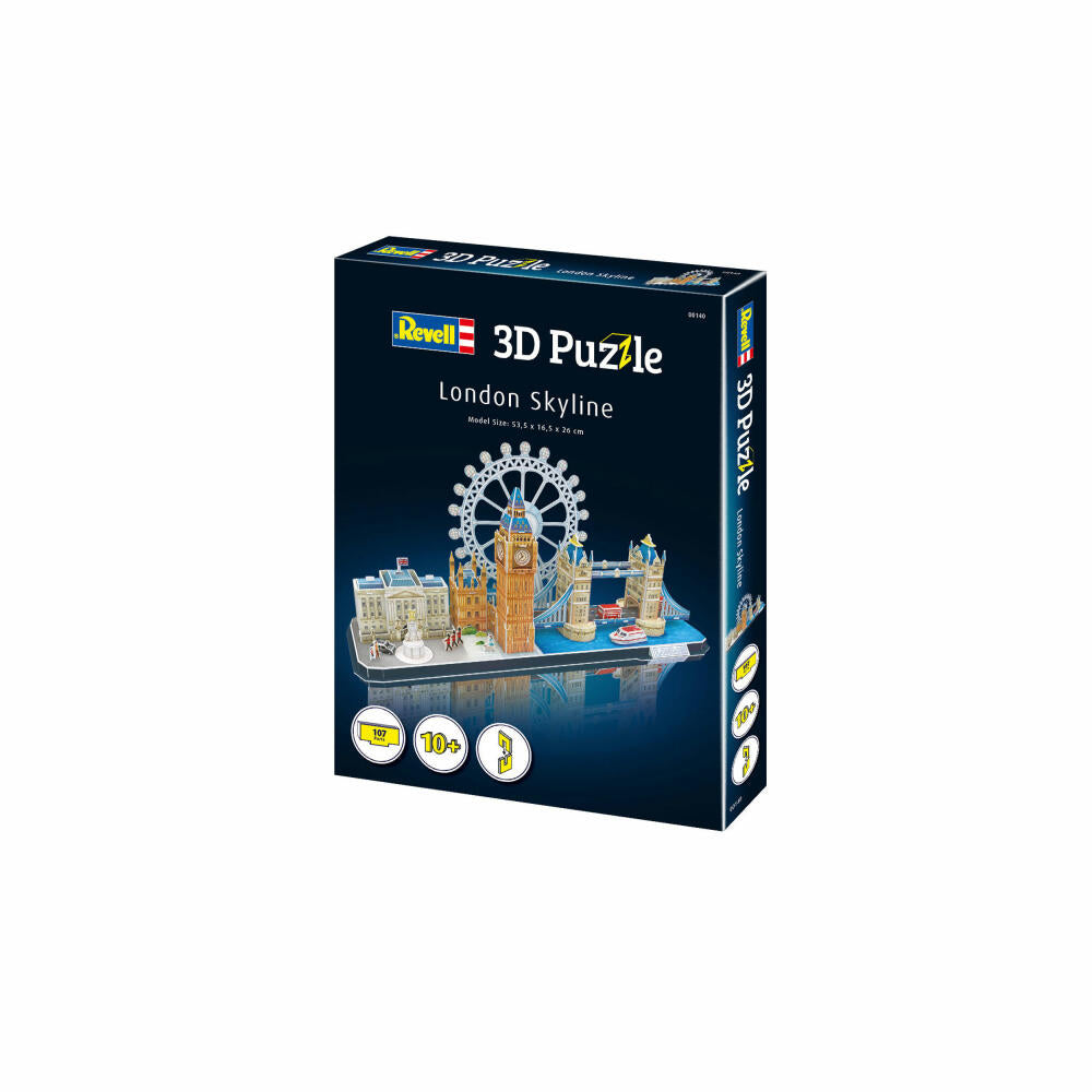 Revell 3D Puzzle City Line London, Städtepuzzle, England, 107 Teile, ab 10 Jahren, 00140