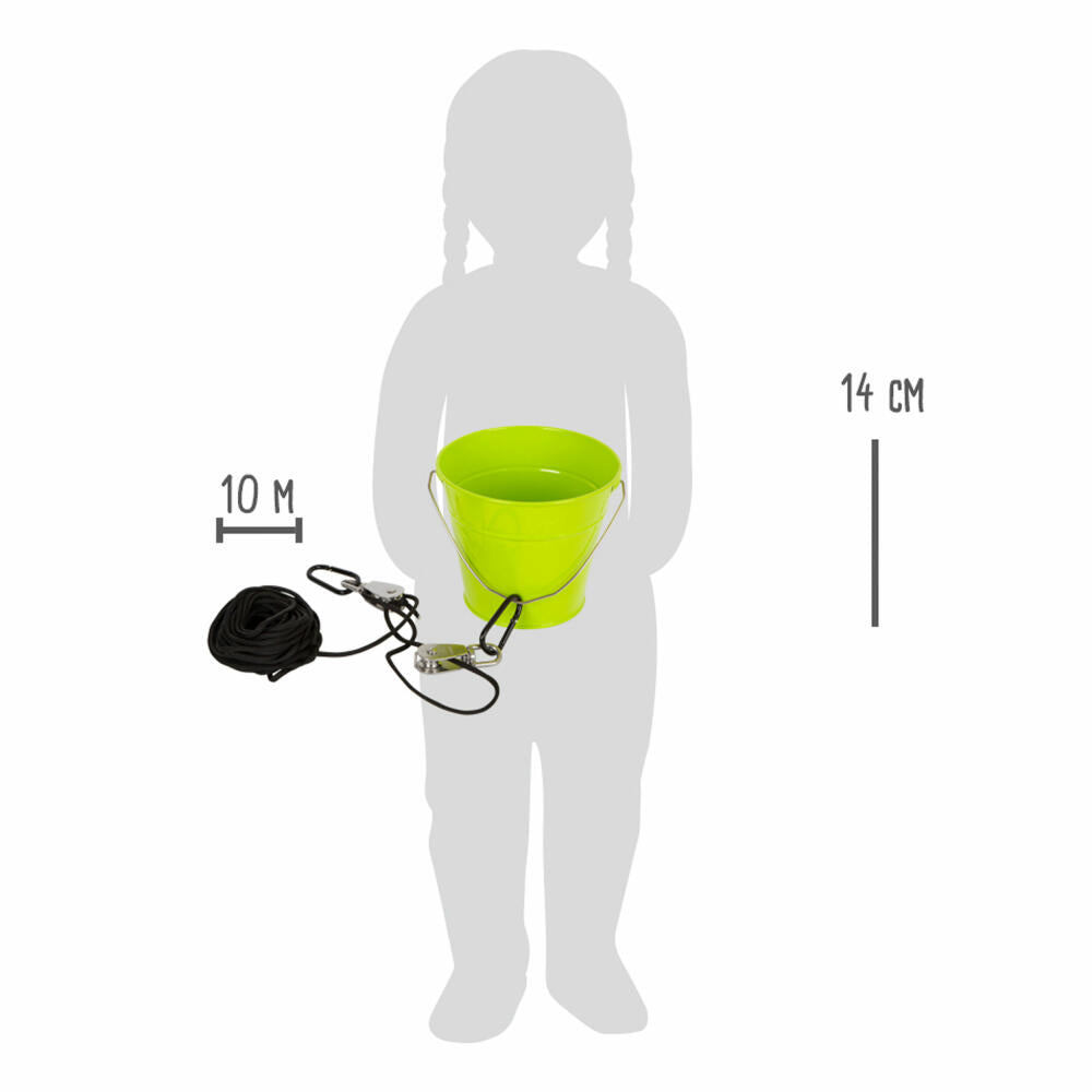 Legler small foot pulley with bucket, sand toy, garden toy, children, 11905